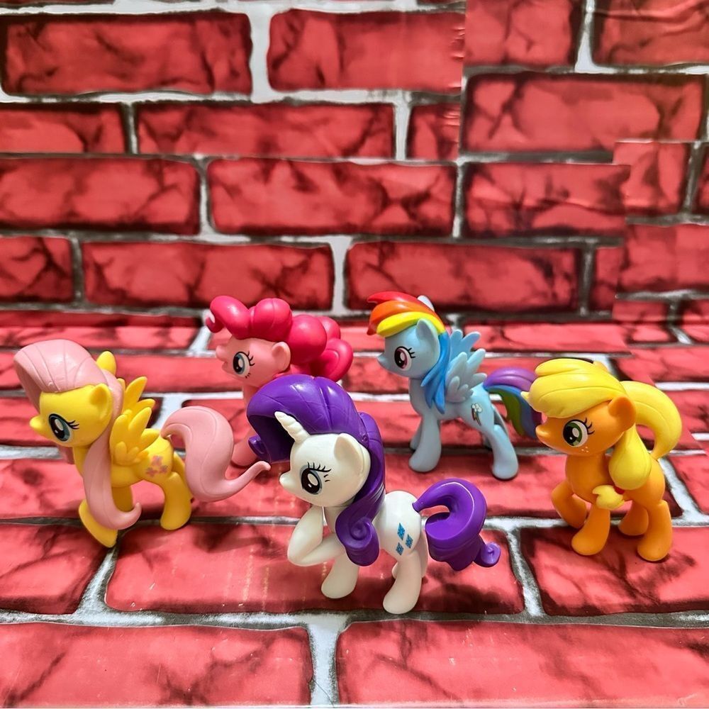 My Little Pony MLP lot Ponies sculpted hair